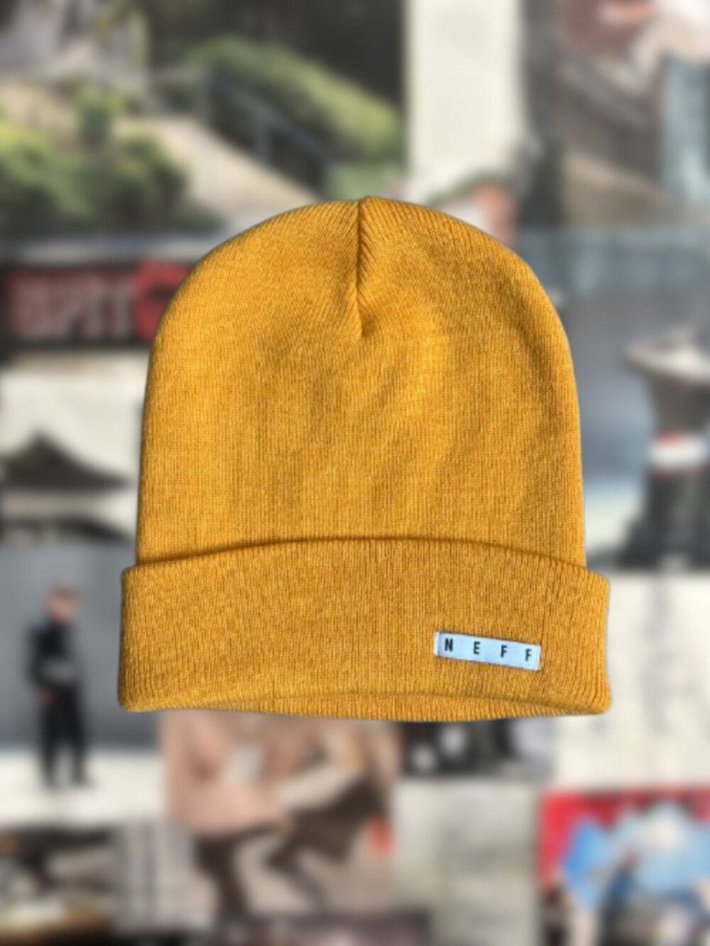Neff Men's Yellow and Orange Hat
